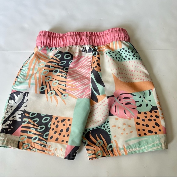 Cat & Jack Swim Shorts Trunks Lot Of 3 Size 4T Dinosaur Smiley Face Checker - Picture 16 of 16